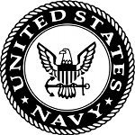 NAVY Seal in black and white